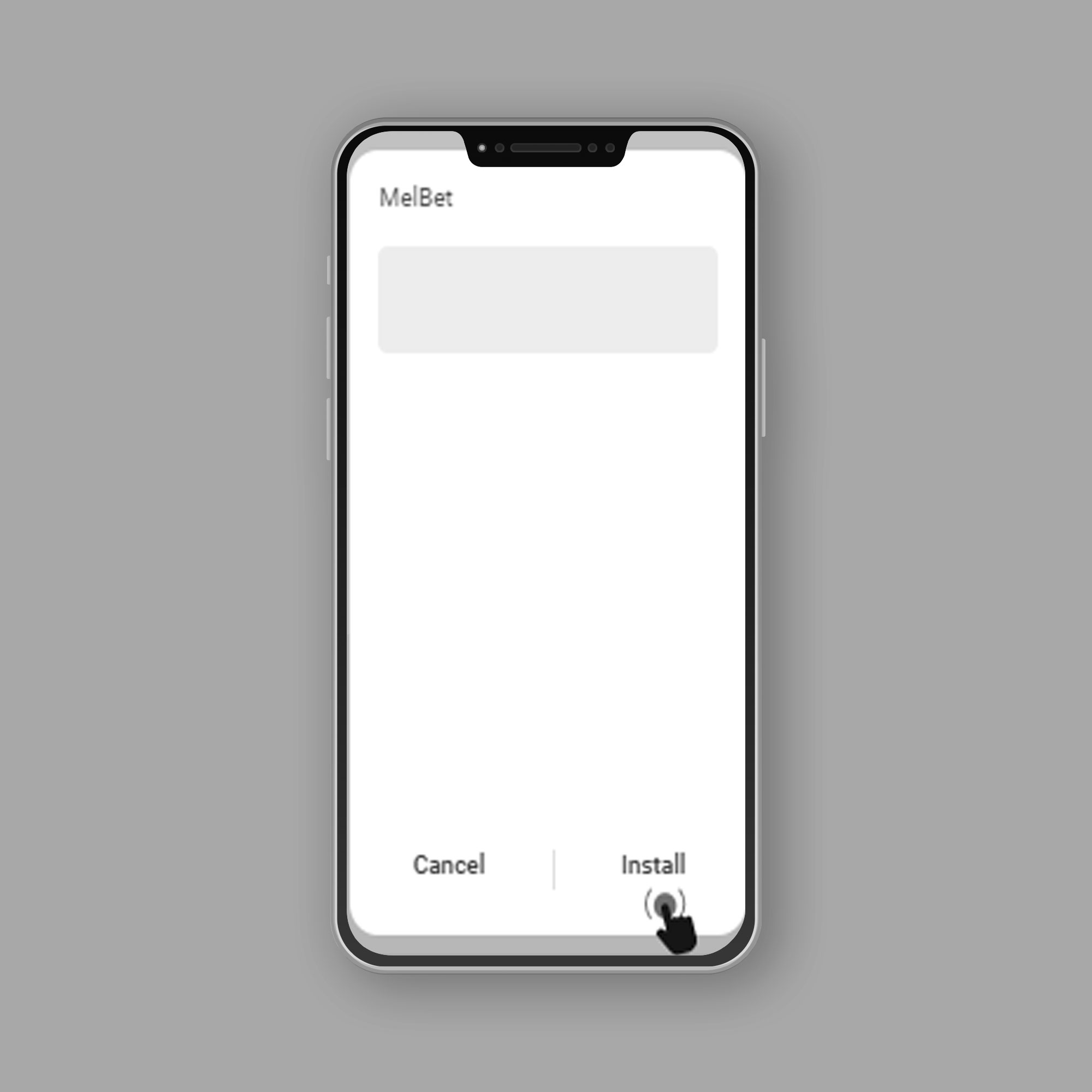 5. Tap "Install"