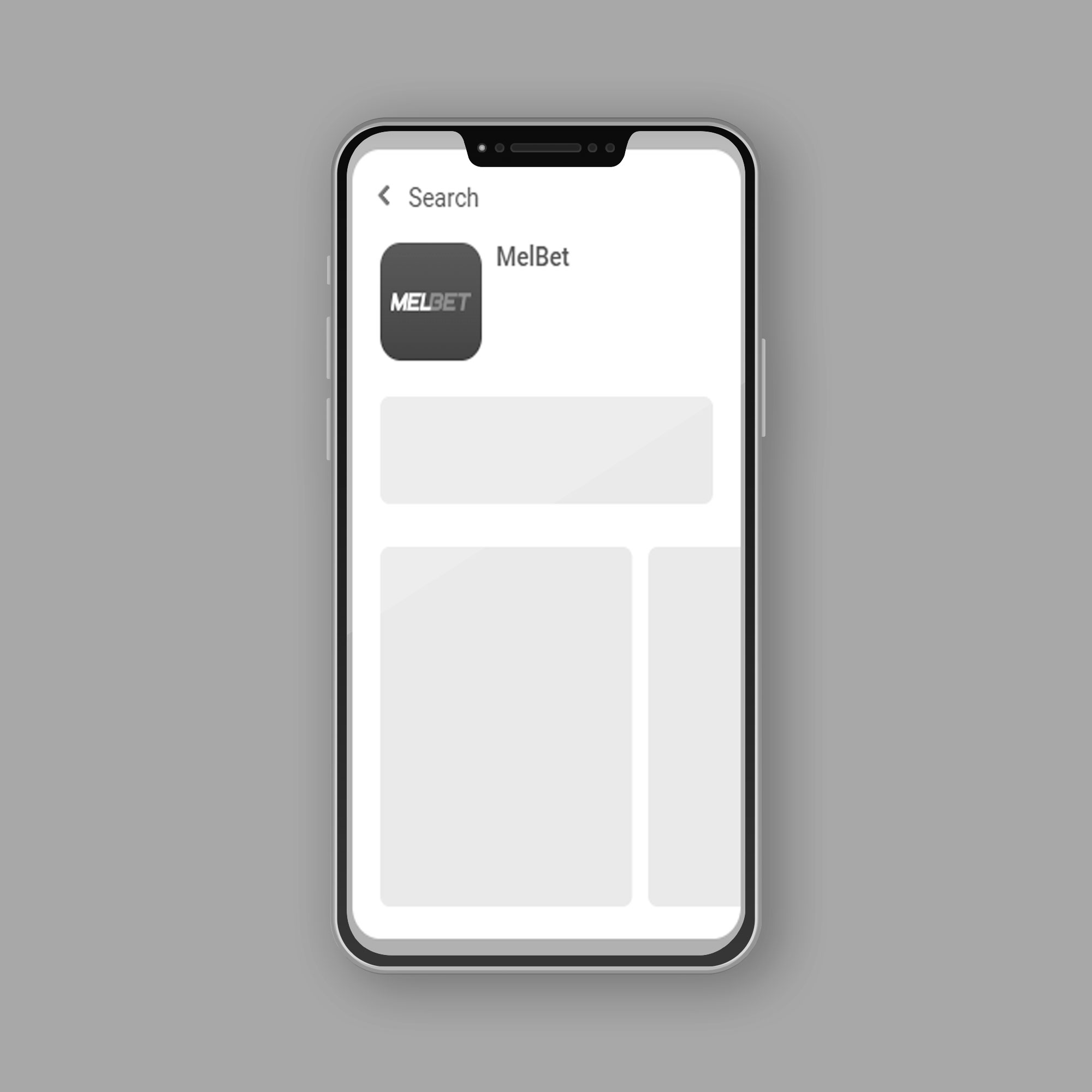 9. Go to the App Store and search for "Melbet", or follow this link in your browser